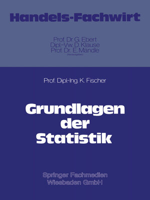 cover image of Grundlagen der Statistik